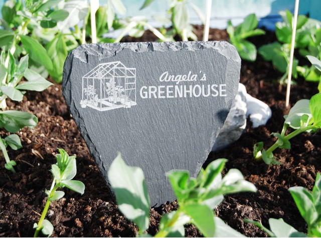 Personalised Green House Garden Marker